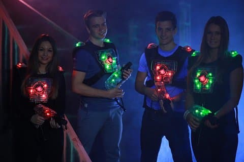 Laser game in Prague