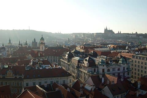 Enjoy the view on Old Town from Old Town Hall