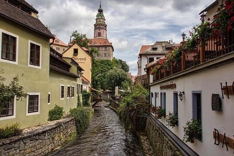 Cesky Krumlov UNESCO medieval castle