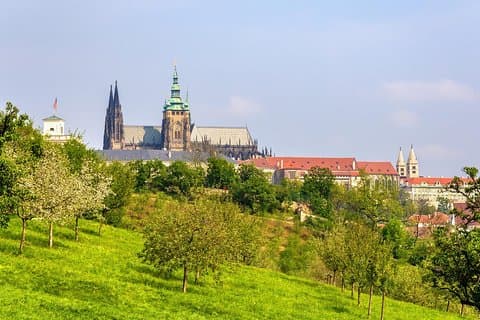 Morning tour of Spring Prague.