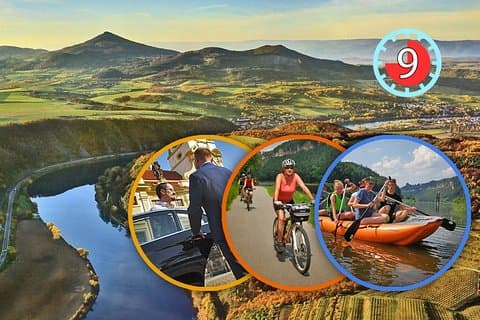 Bohemian Switzerland by boat and bike from Prague