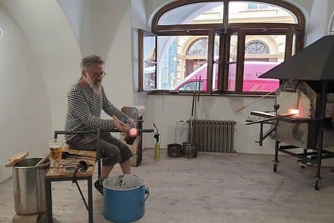 Bohemian Glass blowing in Prague