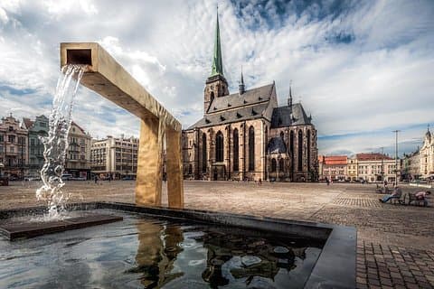 Pilsen historic centre - St. Bartholomew Cathedral