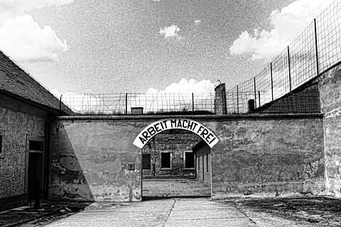 Terezin Nazi camp - gate