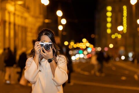 Private Night Lights Photoshoot in Prague