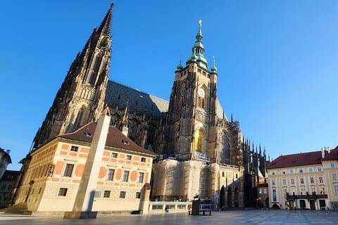 St. Vitus Cathedral and the third castle courtyard