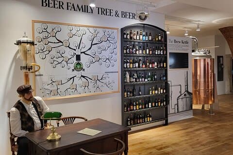 Enjoy 4 beers in Czech Beer Museum & bottle you beer!