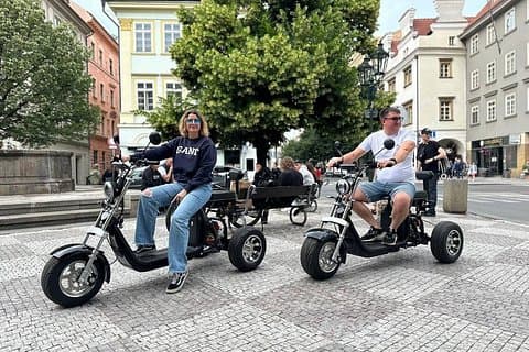Fun Trike Tour in Prague with Guide