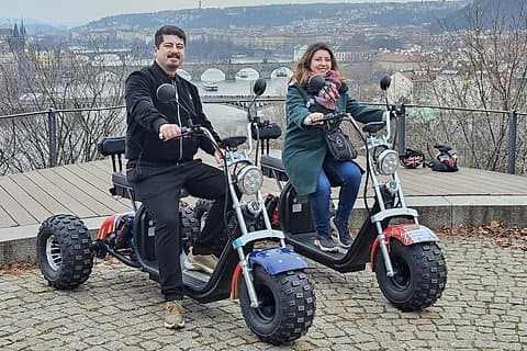 Grand City Tour on E-Trike in Prague