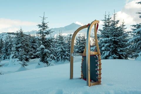 Winter Adventure day in Mountains: 3 km sledge ride