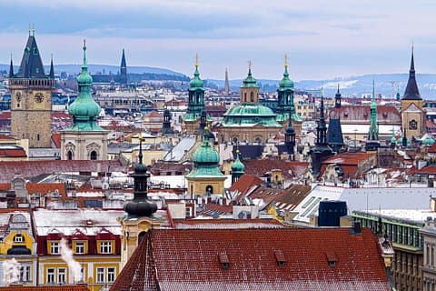 Prague is called "City of 100 spires" for a reason