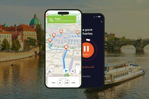 GPS Audioguide application: Easy navigation between the Old Town and the Castle (Offline).