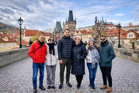 Prague Castle and Charles and Malastrana Bridge