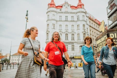 Start your private Prague walking tour in the heart of the city with a local guide.