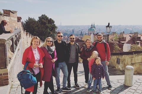 DeLuxe Tour:Prague Castle, Strahov Library, Treats, Tram & Cruise