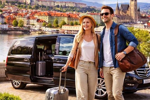 Private Transfer: Prague to Vienna with Optional Scenic Stops