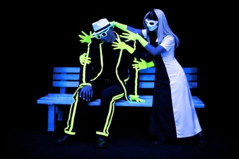 Underground Black Light Theatre Interactive Show in Prague