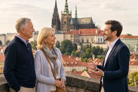 Prague Castle & Old Town Private First-Day Tour with Hotel Pickup