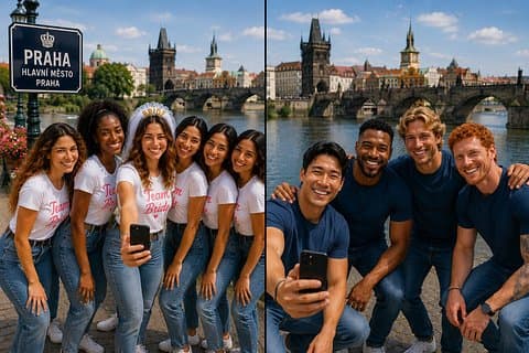 Prague Challenges EVG, EVJF City Challenge team
