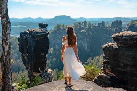 Bastei Bridge, Pravcicka Gate & Narnia Rocks Tour from Prague