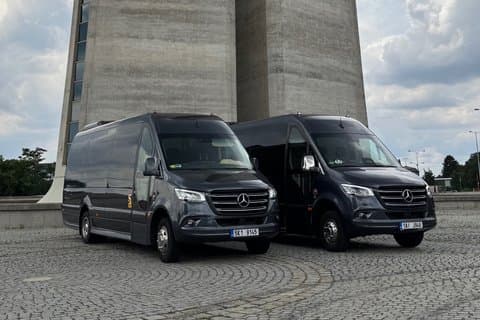 From Prague to Nuremberg - Private Transfer by MINIBUS Mercedes Sprinter 19+1pax
