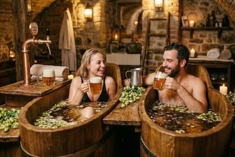 Krumlov Beer Bath with Unlimited Self-Pour Beer