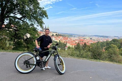 Beverly Hills and Outskirts of Prague on Retro Styled Ebike