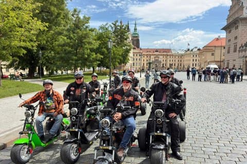 Beverly Hills and Outskirts of Prague on Electric Trike