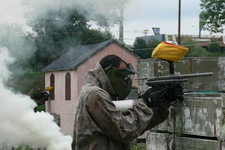 Paintball outdoor in Prague
