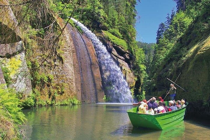 Enjoy a river cruise on Kamenice Gorges River
