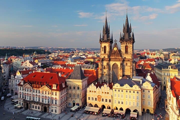 Old Town square which witnessed many milestones of the Czech history