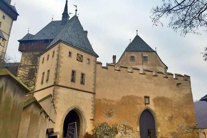 Explore the famous Gothic Karlstejn Castle