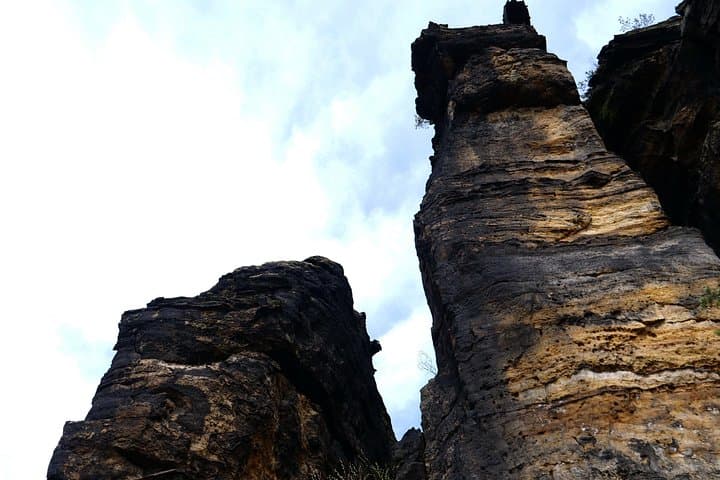 Beautiful rock towers 60m tall