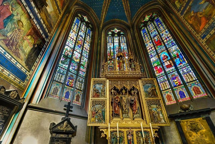 Interior of Sv. Vitus Cathedral