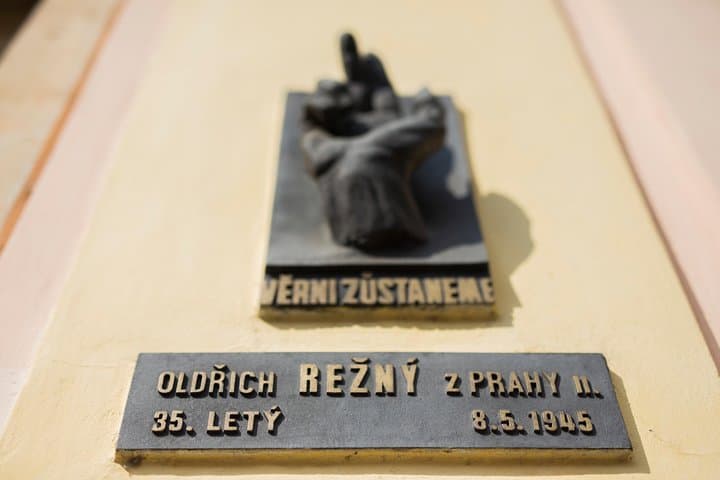 A part of National Memorial to the Heroes of the Heydrich Terror