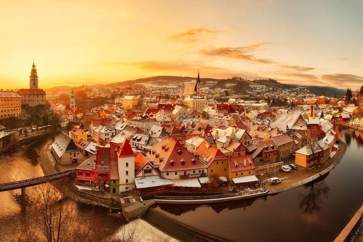 Private Day trip from Prague to Cesky Krumlov via Hluboka Castle