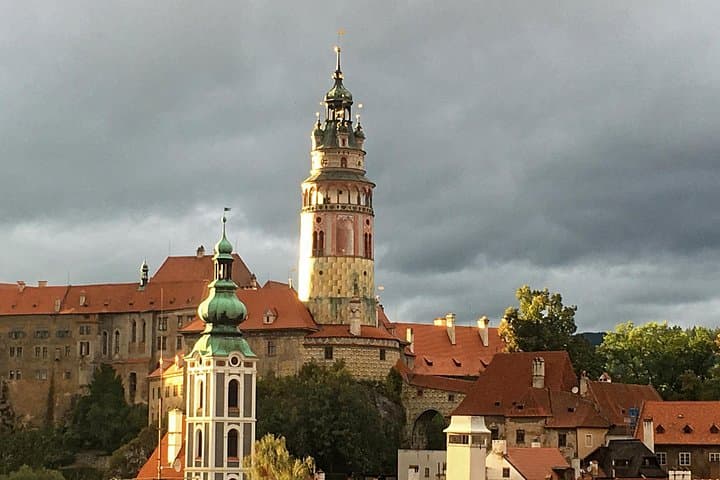 Cesky Krumlov sunset