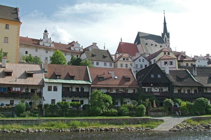 View of Cesky Krumlov Latran side