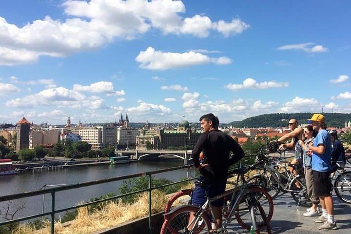 Panoramic views at Letna Park- PrahaBike Tour