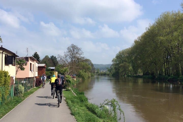 Small villages by the river Berounka