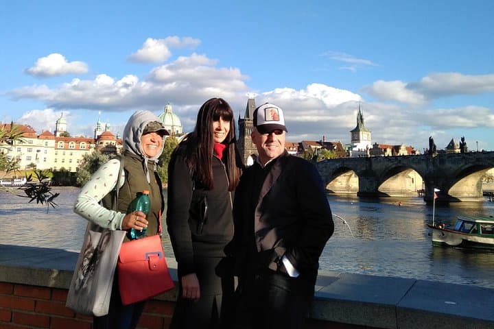 Next to the Charles Bridge