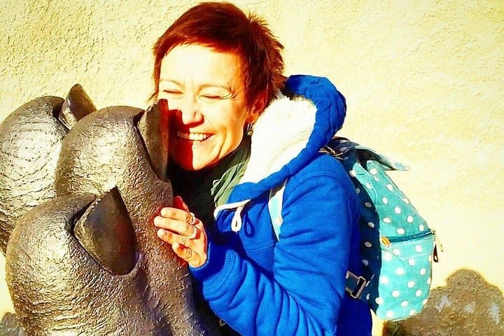 Me with a local art
