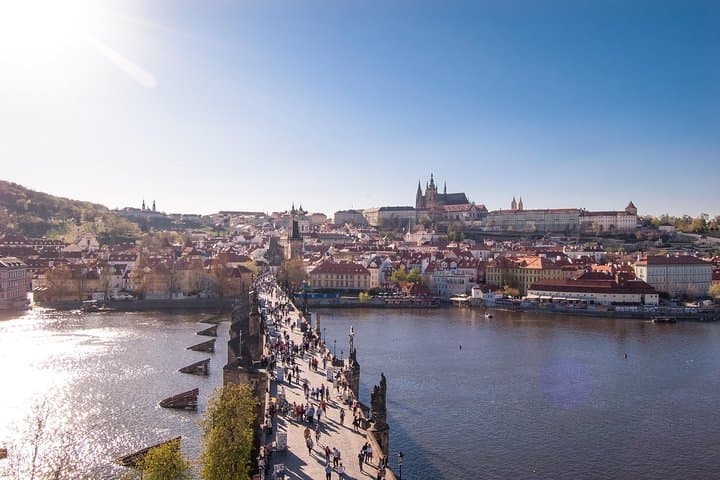 Charles Bridge - the final stop of our tour