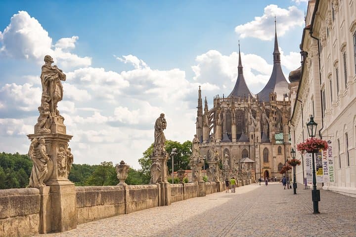 Jesuit college and St. Barbara's cathedral