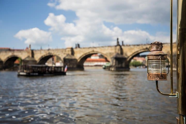 Charles Bridge view from the river