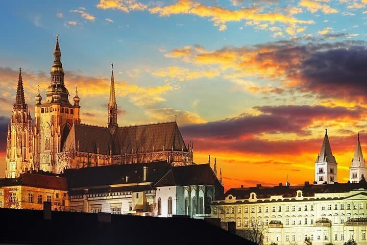 Prague Private City Walking Tour with Transit by Car