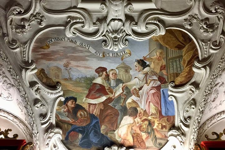 Theological hall ceiling frescoes - detail