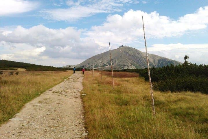 Snowy Mountain (Sněžka) the highest peak of the Czech Republic (1602 m.asl)