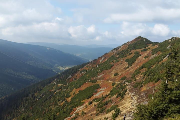 Krkonoše from Luční Bouda
