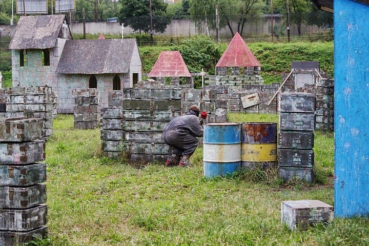 Paintball outdoor in Prague